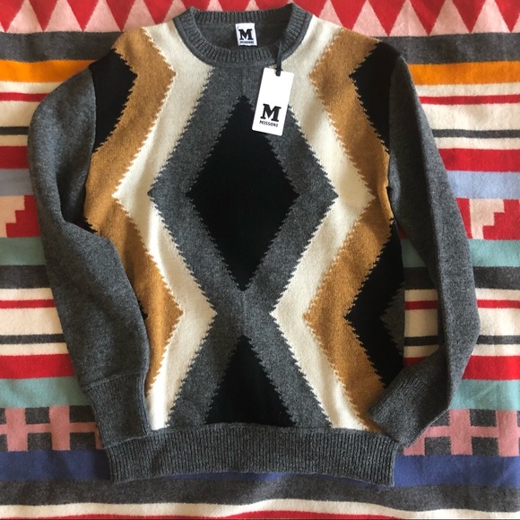 M missoni intarsia sweater, NWT, sz 42 IT - Picture 5 of 8